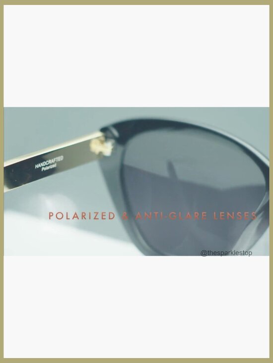 Handcrafted Polarized Cat Eye Sunglasses with UV Protection main image 3